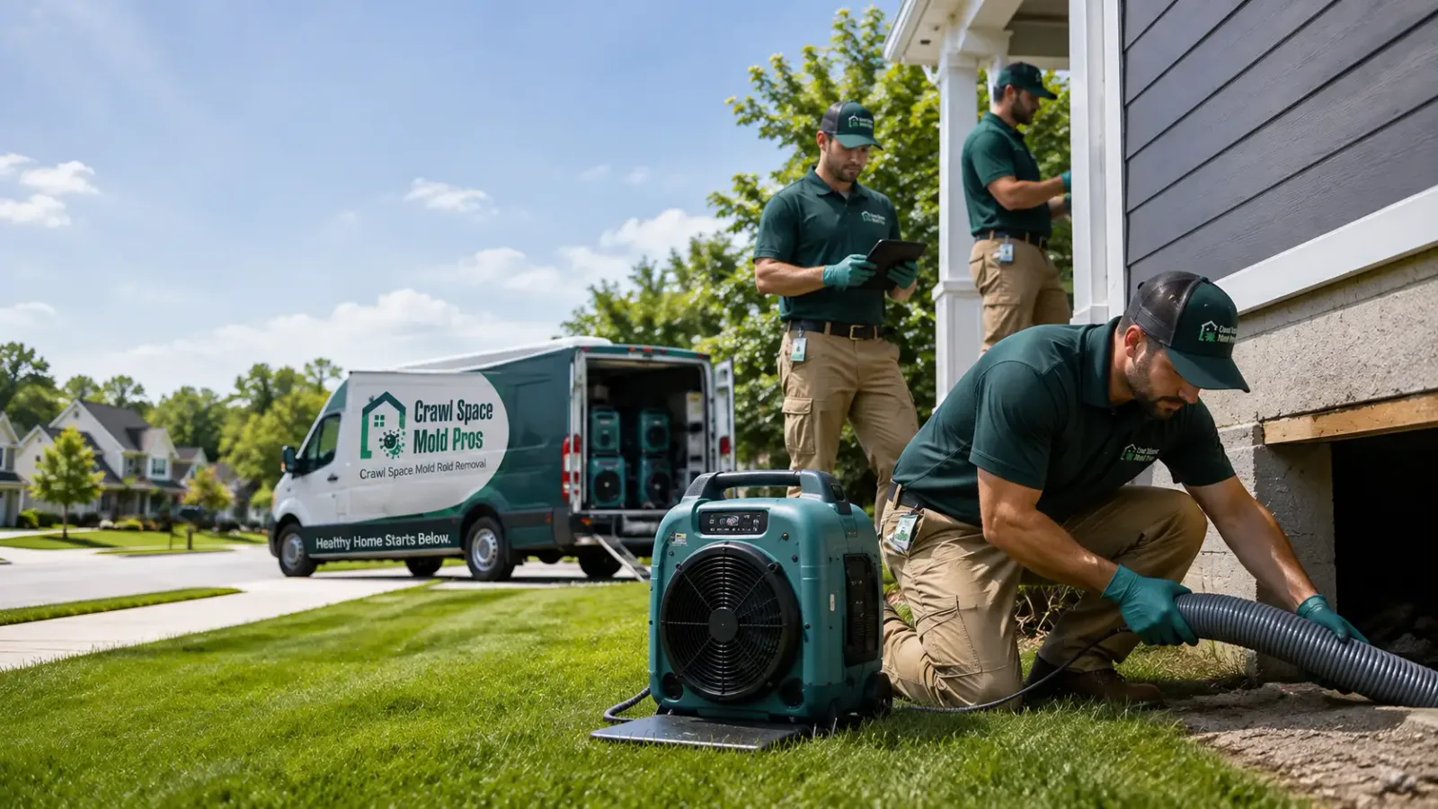 Crawl Space Mold Removal in Neapolis, OH